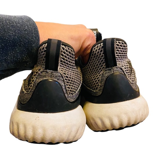 Adidas Alpha3ounce Gray Tennis Shoes - Picture 5 of 7